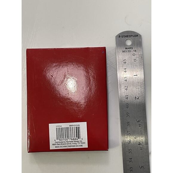 Michael’s Studio Decor Christmas Tree Gifts Enamel Picture Frame Ornament - Picture 5 of 5